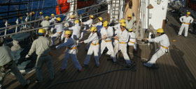 Training on Sailing Ship