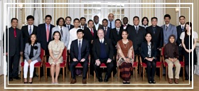 Award Ceremony for Sasakawa Fellows 2011